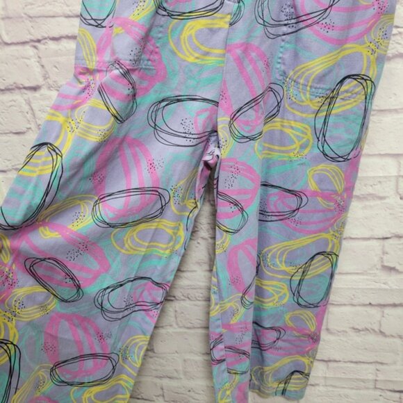 Lucy & Yak Scribbled Floral Ragan Jumpsuit Size 8 Boilersuit Organic Cotton - Picture 4 of 9